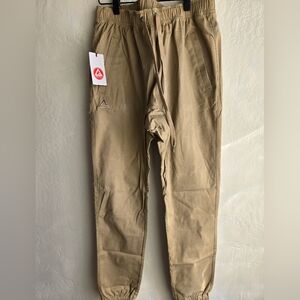 Mens GBWear Gracie Barra Khaki Jogger Pant Lifestyle Collection NWT 32
